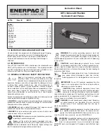 Preview for 1 page of Enerpac HPN-2000 Instruction Sheet