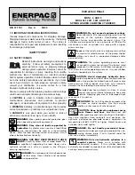 Enerpac MRS-1 Instruction Sheet предпросмотр