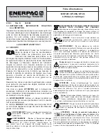 Предварительный просмотр 4 страницы Enerpac MSP-351 Instruction Sheet