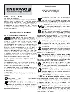 Предварительный просмотр 10 страницы Enerpac MSP-351 Instruction Sheet