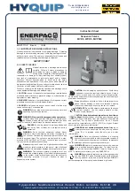 Предварительный просмотр 1 страницы Enerpac MVP-5 Instruction Sheet