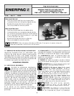 Preview for 28 page of Enerpac PME10022 Instruction Sheet