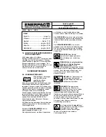 Предварительный просмотр 11 страницы Enerpac PRV2 Instruction Sheet