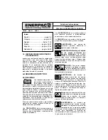 Предварительный просмотр 21 страницы Enerpac PRV2 Instruction Sheet