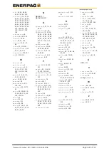 Preview for 122 page of Enerpac SBL1100 Instruction And Maintenance Manual