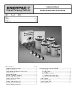 Enerpac SLCV-24 Instruction Sheet предпросмотр