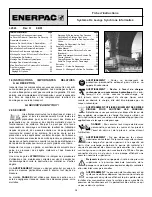 Предварительный просмотр 15 страницы Enerpac SLVS-8 Instruction Sheet