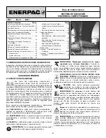 Предварительный просмотр 57 страницы Enerpac SLVS-8 Instruction Sheet