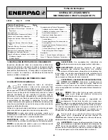 Предварительный просмотр 85 страницы Enerpac SLVS-8 Instruction Sheet