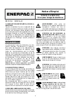 Предварительный просмотр 4 страницы Enerpac SOH-10-6 Instruction Sheet