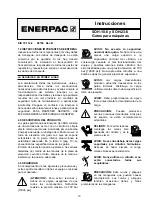 Предварительный просмотр 13 страницы Enerpac SOH-10-6 Instruction Sheet