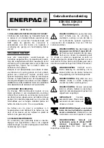 Предварительный просмотр 16 страницы Enerpac SOH-10-6 Instruction Sheet