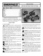 Preview for 1 page of Enerpac Turbo II 3000 Series Instruction Sheet