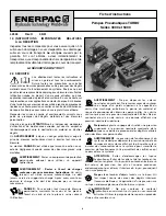 Preview for 8 page of Enerpac Turbo II 3000 Series Instruction Sheet