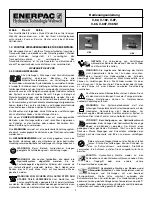 Предварительный просмотр 7 страницы Enerpac V-182 Instruction Sheet