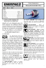 Предварительный просмотр 4 страницы Enerpac VFC3 Instruction Sheet