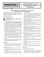 Preview for 19 page of Enerpac VM33 Repair Parts Sheet