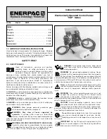 Предварительный просмотр 1 страницы Enerpac VSP Series Instruction Sheet