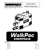 Enerpac WalkPac Instruction Sheet preview