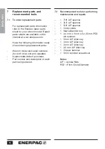 Preview for 16 page of Enerpac WCR4000 Instruction Sheet