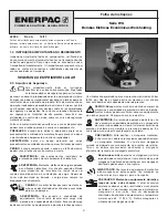 Preview for 37 page of Enerpac WU Series Instruction Sheet