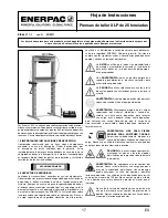 Предварительный просмотр 17 страницы Enerpac XLP-256P392 Instruction Sheet