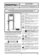 Предварительный просмотр 21 страницы Enerpac XLP-256P392 Instruction Sheet