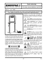 Предварительный просмотр 37 страницы Enerpac XLP-256P392 Instruction Sheet