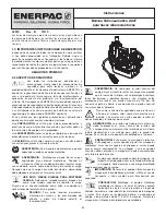 Preview for 25 page of Enerpac ZA4T Instruction Sheet