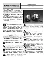 Предварительный просмотр 18 страницы Enerpac ZE3 series Instruction Sheet