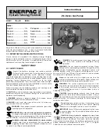 Preview for 1 page of Enerpac ZG Series Instruction Sheet