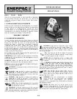 Предварительный просмотр 110 страницы Enerpac ZU4 Series Instruction Sheet