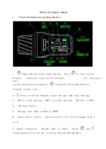 ENERpower XH18-LCD Display Manual предпросмотр