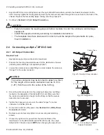 Предварительный просмотр 15 страницы EnerSys alpha APX3-608G Installation And Operation Manual