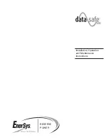 Preview for 1 page of EnerSys Data Safe MX Installation, Operation And Maintenance Instructions