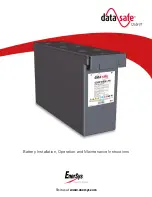 EnerSys DataSafe 12HX1000F-FR Installation, Operation And Maintenance Instructions предпросмотр