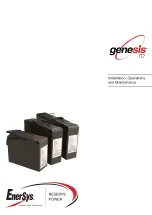 EnerSys Genesis TD Installation, Operation And Maintenance preview