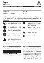 Предварительный просмотр 1 страницы EnerSys Oerlikon Evolution Instructions