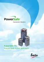 EnerSys PowerSafe TS Operation Manual предпросмотр