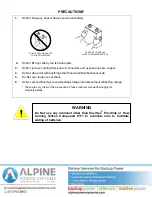 Preview for 46 page of EnerSys PowerSafe Assembly, Installation, Operation & Maintenance Manual