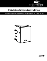 Enertech WS036 Installation & Operation Manual предпросмотр