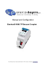 Предварительный просмотр 1 страницы Enertex Bayern Enertex KNX TP Secure Coupler Manual And Configuration