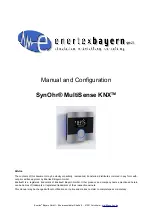 Enertex MultiSense KNX Manual And Configuration предпросмотр