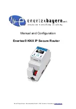 Предварительный просмотр 1 страницы enertexbayern Enertex KNX IP Secure Router Manual And Configuration