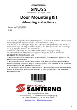 Предварительный просмотр 1 страницы Enertronica Santerno SINUS S Mounting Instructions