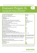 Preview for 47 page of enervent Pingvin XL eWind Operating And Maintenance Instructions Manual