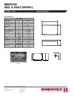 Предварительный просмотр 2 страницы ENERVEX BDC 8 Product Information
