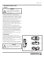 Предварительный просмотр 7 страницы ENERVEX IPVB 300 Installation & Operating Manual