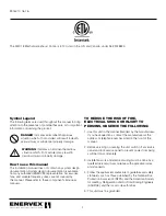 Preview for 2 page of ENERVEX MEC 18 Installation & Operating Manual