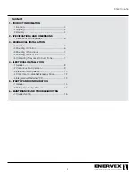 Preview for 3 page of ENERVEX MEC 18 Installation & Operating Manual